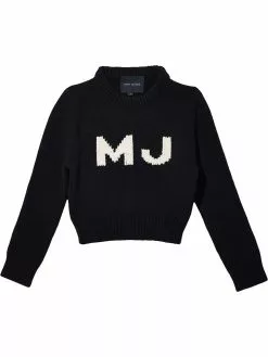 Marc Jacobs The Shrunken Sweater intarsia logo jumper