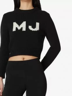 Marc Jacobs The Shrunken Sweater intarsia logo jumper