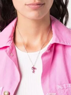 Marc Jacobs Snoopy-pendant pearl-embellished necklace