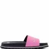 Marc Jacobs Logo embossed slides 1 Marc Jacobs logo-embossed slides