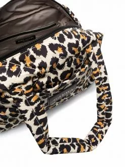 Marc Jacobs small The Weekender leopard-print quilted duffle bag