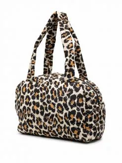 Marc Jacobs small The Weekender leopard-print quilted duffle bag