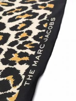 Marc Jacobs leopard-print satin scarf