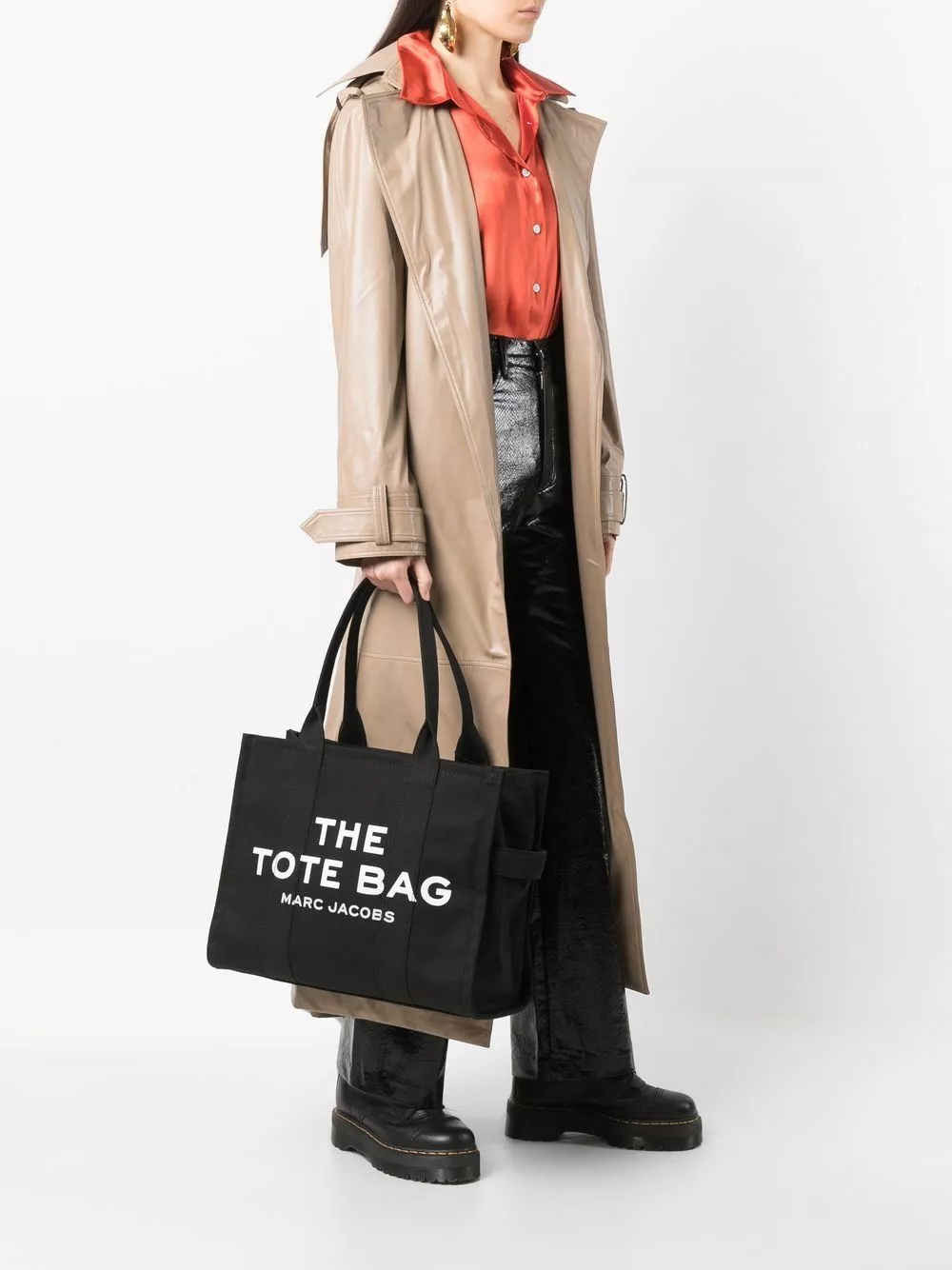 Marc Jacobs The Tote Bag logo print tote bag 4 Marc Jacobs The Tote Bag logo-print tote bag