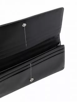 Marc Jacobs The Bold Colorblocked Open Face logo-debossed wallet