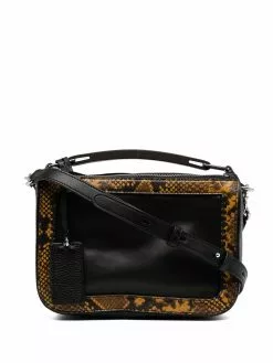 Marc Jacobs The Softbox snake-print bag