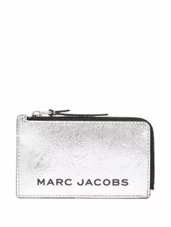 Marc Jacobs The Metallic Bold small top zip wallet