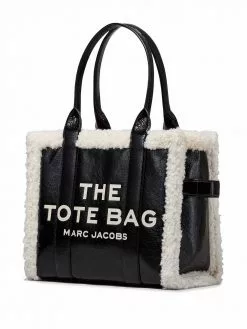 Marc Jacobs The Crinkle shearling large tote