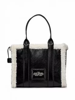 Marc Jacobs The Crinkle shearling large tote