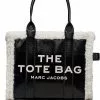 Marc Jacobs The Crinkle shearling large tote