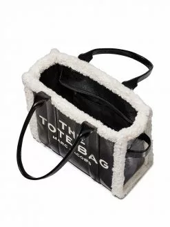 Marc Jacobs The Crinkle shearling large tote