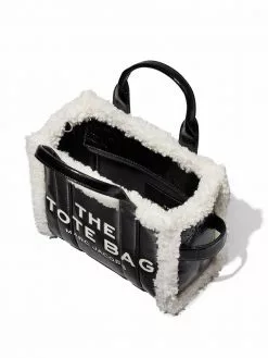 Marc Jacobs The Crinkle shearling mini tote