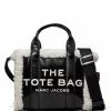 Marc Jacobs The Crinkle shearling mini tote