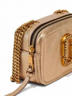 Marc Jacobs The Glam Shot metallic 17 shoulder bag