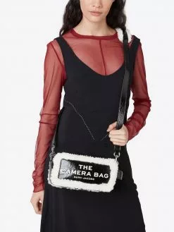 Marc Jacobs The Crinkle shearling camera bag
