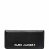 Marc Jacobs logo-print pebbled wallet