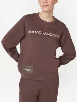 Marc Jacobs long-sleeved logo-embroidered sweatshirt