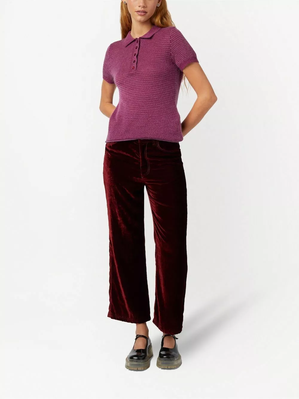 Marc Jacobs Short sleeve knitted polo shirt 4 Marc Jacobs short-sleeve knitted polo shirt