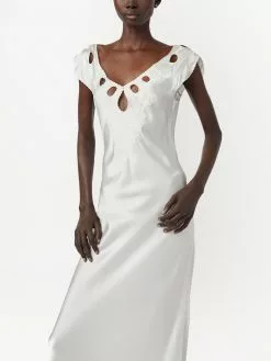 Marc Jacobs The Embroidered Keyhole slip dress