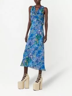Marc Jacobs x Loren Erdrich The Halter Cowl dress