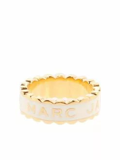 Marc Jacobs The Medallion scalloped ring