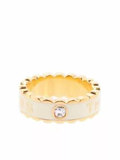 Marc Jacobs The Medallion scalloped ring