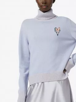 Marc Jacobs embroidered-motif roll-neck jumper