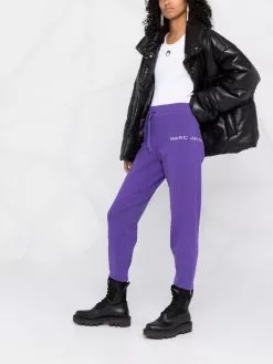 Marc Jacobs The Knit branded tapered-leg track pants
