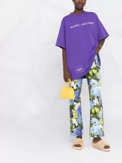 Marc Jacobs The Big logo-embroidered short-sleeve T-shirt