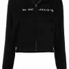 Marc Jacobs intarsia knit-logo zipped hoodie